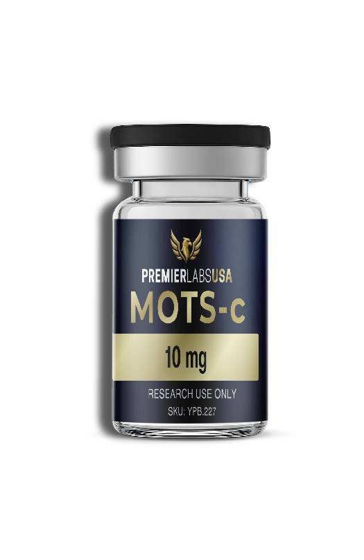 Premier Labs MOTS-c 10mg mitochondrial-derived research peptide productPremier Labs MOTS-c 10mg mitochondrial-derived research peptide product