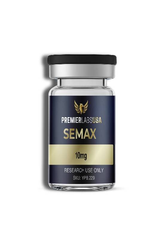 Premier Labs Semax 10mg synthetic neuropeptide for laboratory research