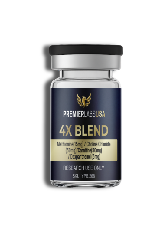 Premier Labs 4X Blend with Methionine 15mg, Choline Chloride 50mg, Carnitine 50mg and Dexpanthenol 5mg