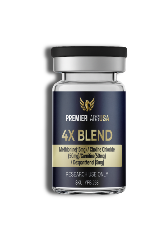4X Blend – Metabolic Research Complex | Premier Labs Premier Labs 4X Blend with Methionine 15mg, Choline Chloride 50mg, Carnitine 50mg and Dexpanthenol 5mg